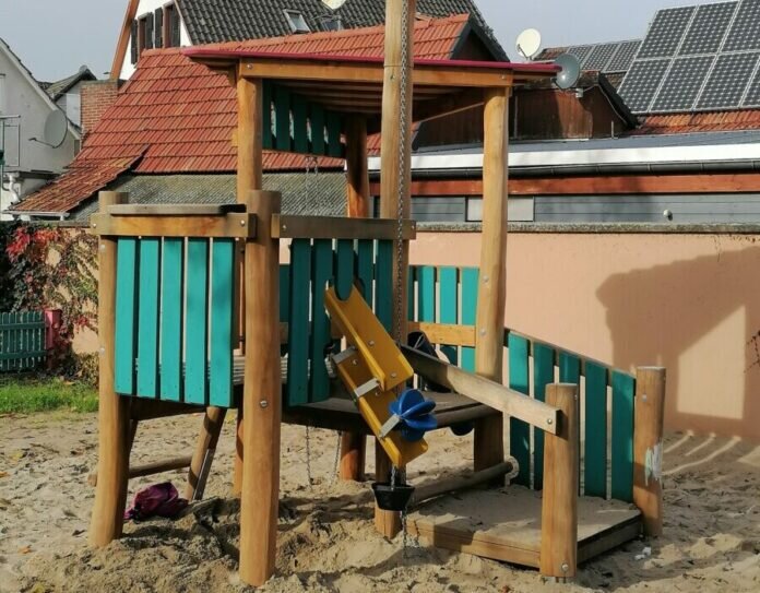 Pressefoto_Sandbaustelle Spielplatz Schulstraße_© Gemeinde Nauheim