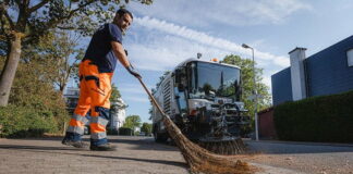 Straßenkehrer des EAD im Einsatz © David Ulrich
