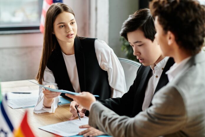 Teens,Join,A,Model,Un,Conference,For,Diplomacy,And,Debate.