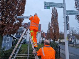 Ein Teilbereich des Südrings in Griesheim wurde umbenannt. Foto: Stadt Griesheim