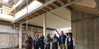 Richtfest zur Aufstockung der Andersenschule in Eberstadt