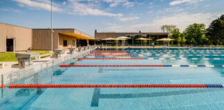 Australiens Schwimm-Nationalmannschaft in Darmstadt